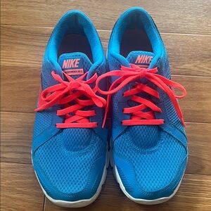 Nike Blue and Pink Athletic Shoes